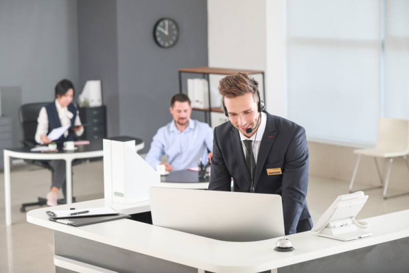 Empresa Terceirização Recepcionista Telefone Cotia - Serviço Terceirizado de Recepcionista